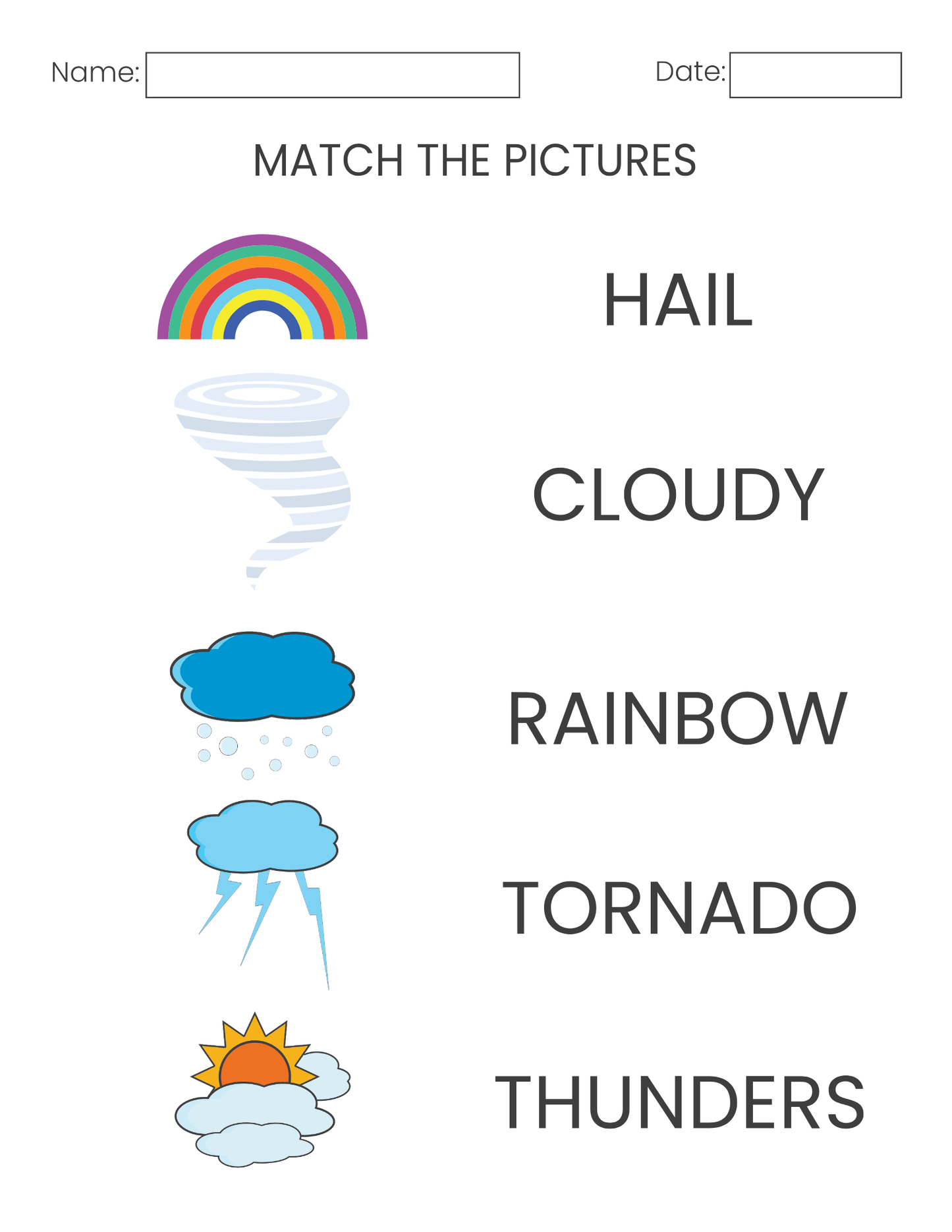 Weather & Seasons Learning Bundle for Kids – 50+ Printable Worksheets (Ages 3–6)