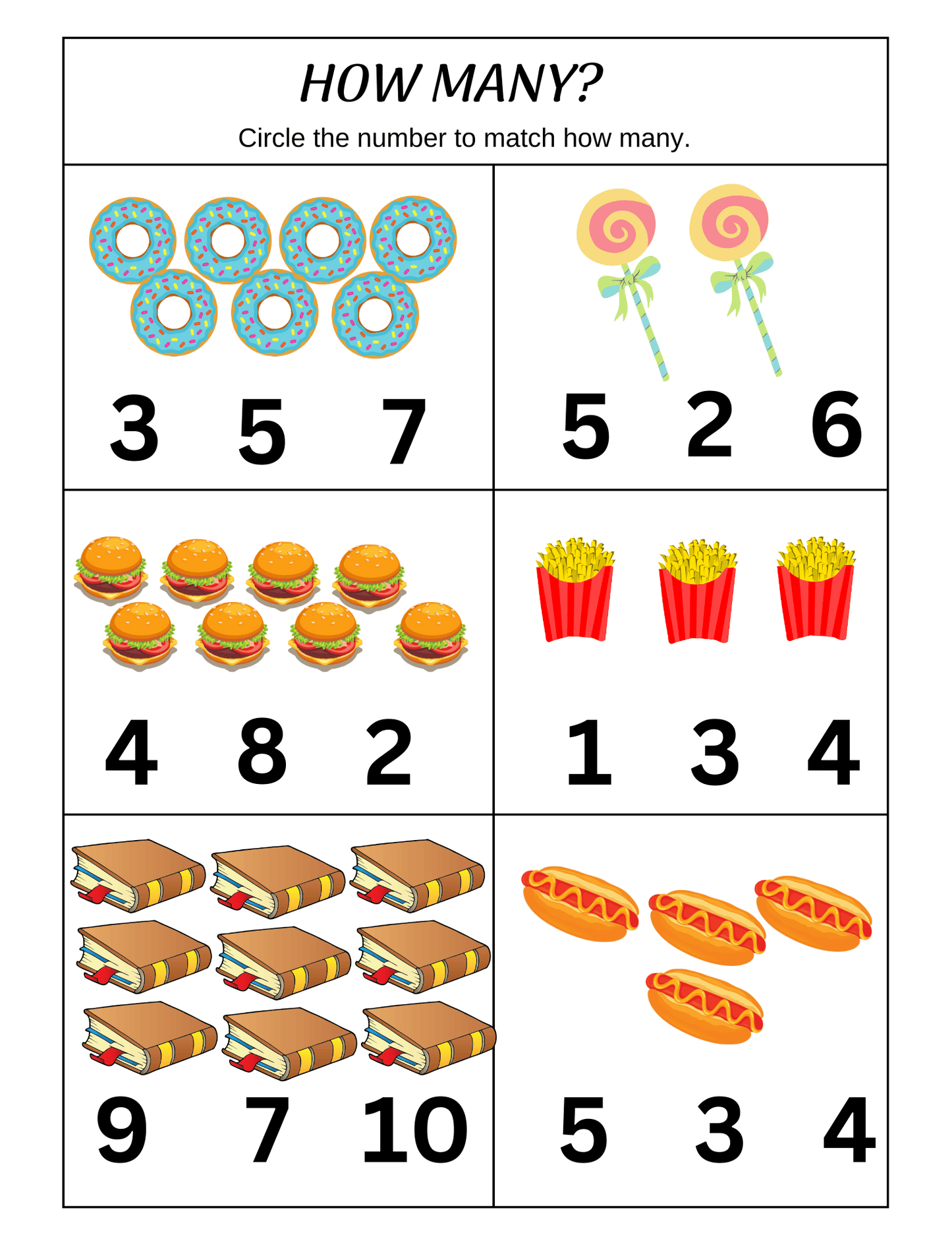 Numbers & Early Math Mega Learning Bundle β Counting, Tracing & Math Worksheets (Ages 3β7)