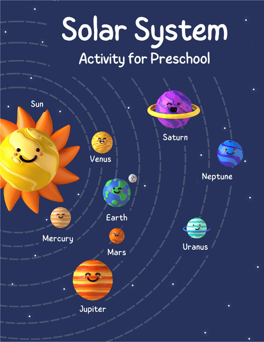 Space Activity Bundle for Kids – 200+ Printable Worksheets (Ages 3–7)