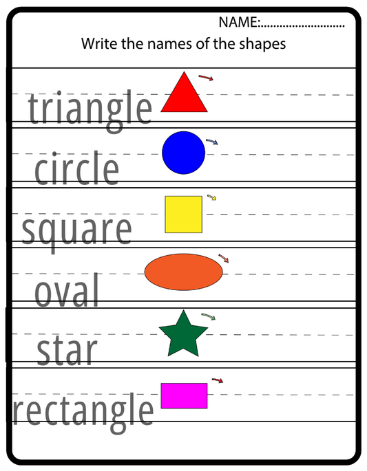 Shape Busy Book for Kids – 200+ Printable Shape Worksheets (Ages 2–5)