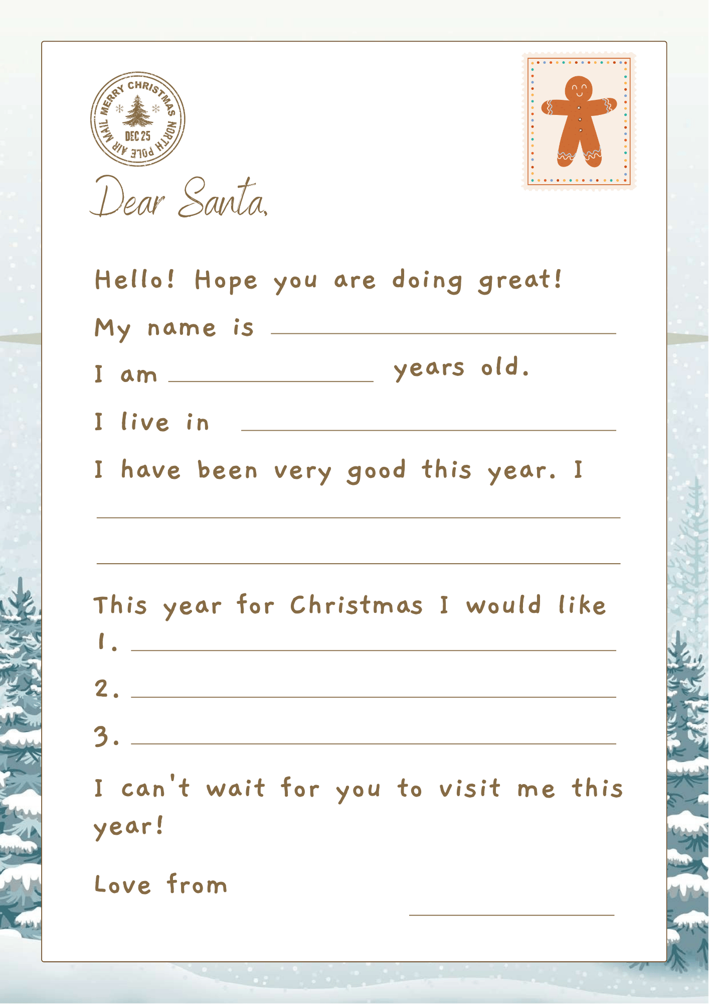 Christmas Activity Pack for Kids – 57 Printable Worksheets (Ages 3–8)