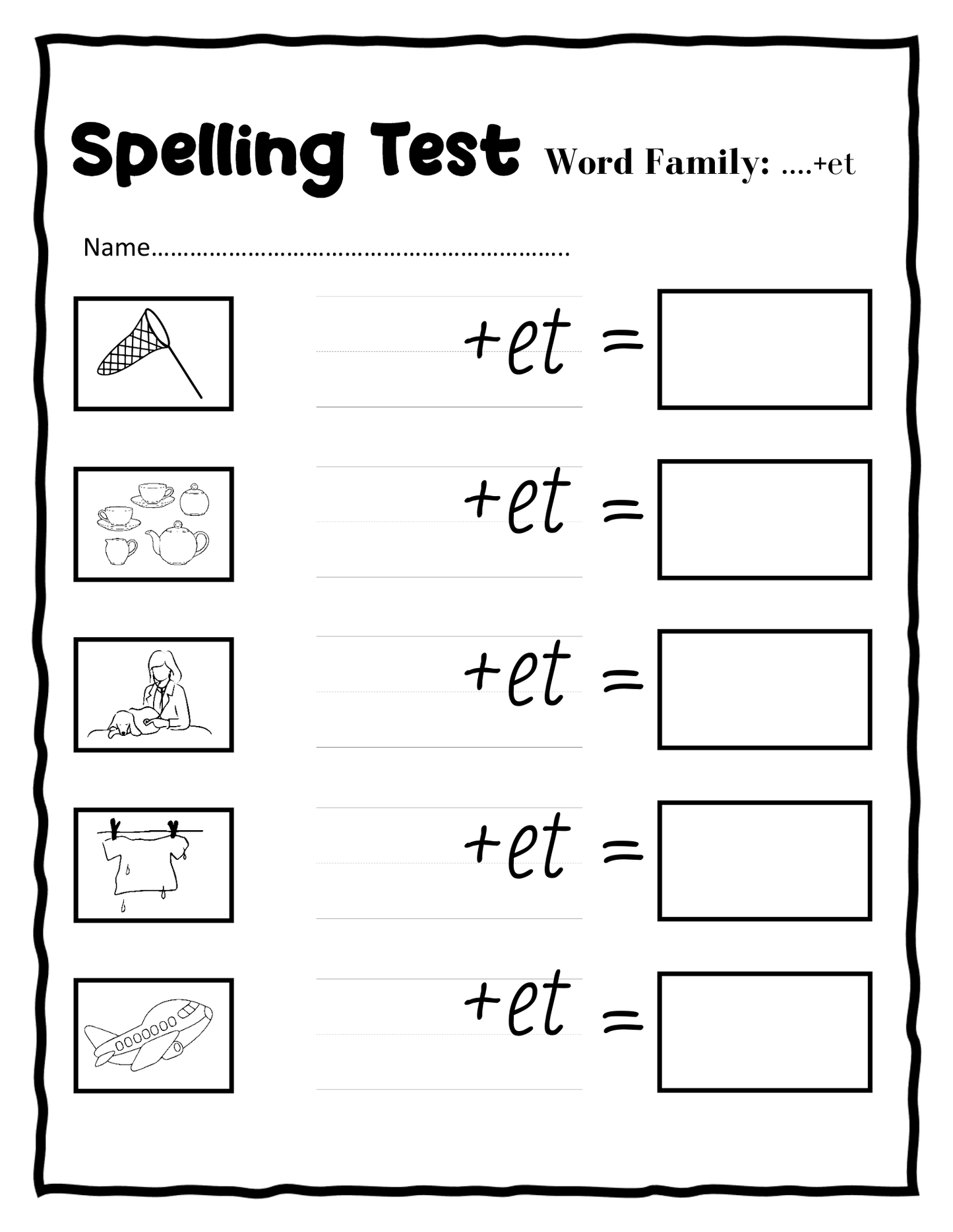 Spelling Worksheets for Kids – 50+ Printable Pages (Ages 4–7)