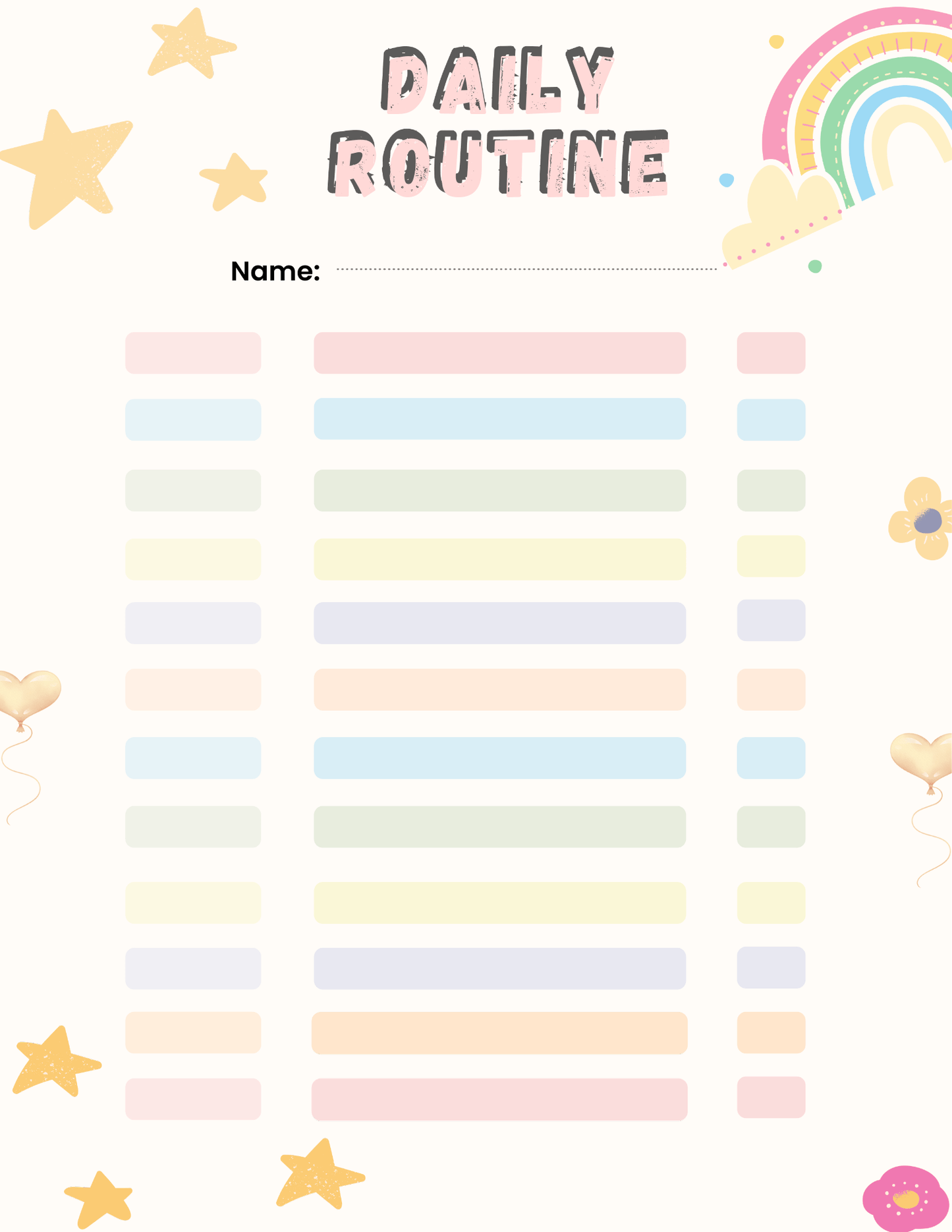 Kids Chore Chart Bundle – 38 Printable Routine & Responsibility Charts (Ages 3–10)