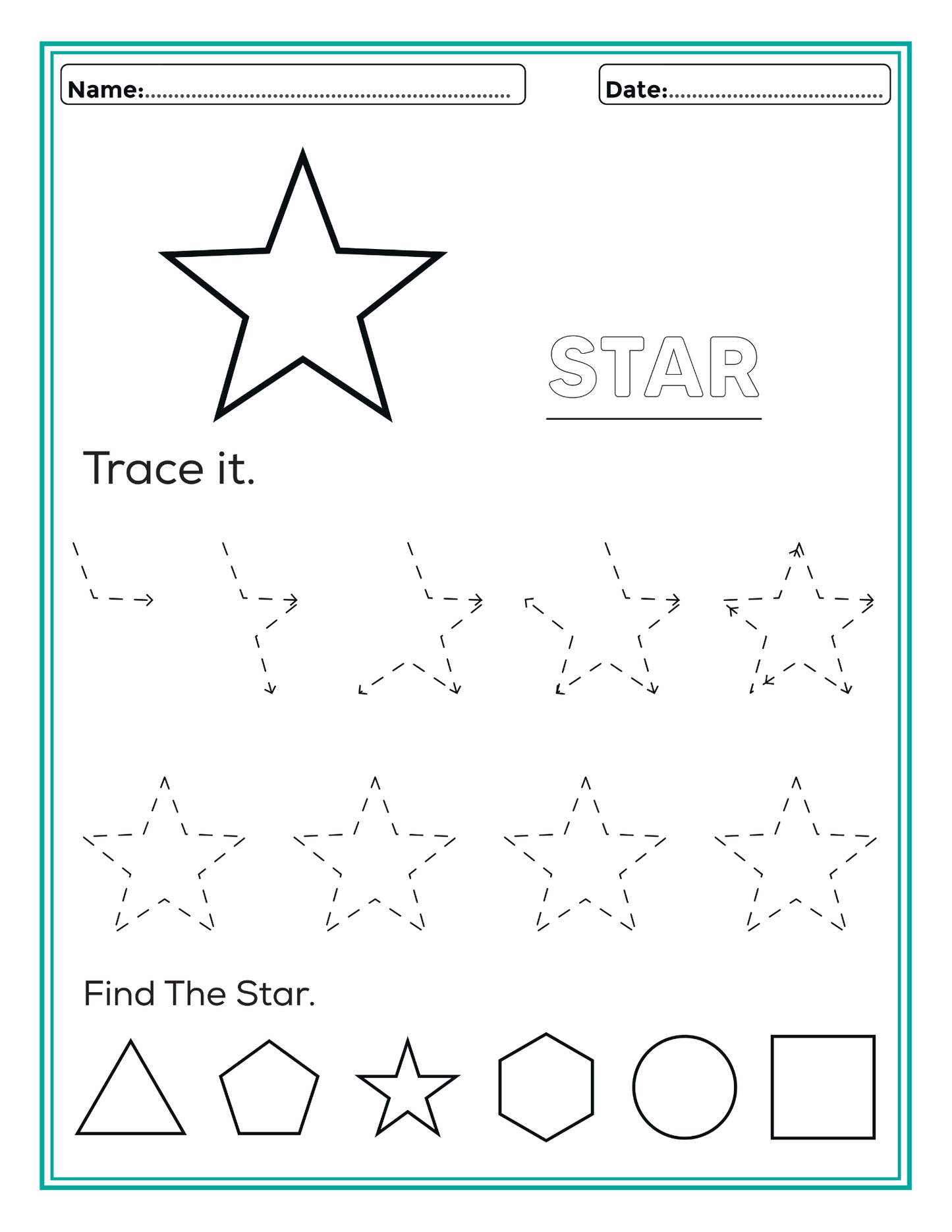 Shape Busy Book for Kids – 200+ Printable Shape Worksheets (Ages 2–5)