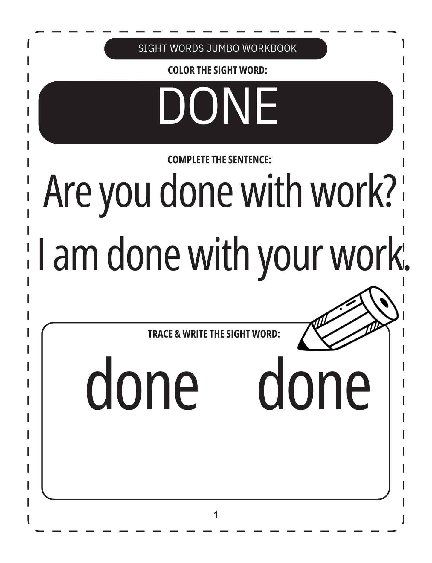 Sight Words Mega Bundle for Kids – 1000+ Printable Worksheets (Ages 3–7)