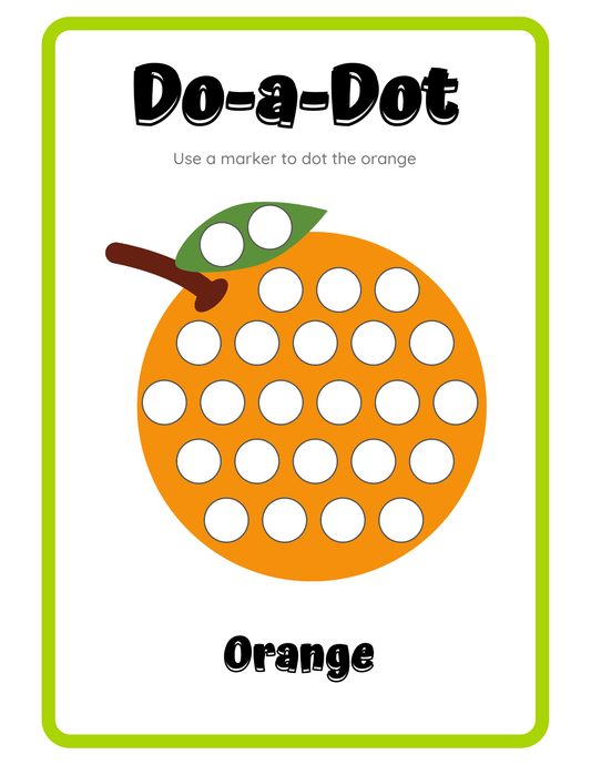 Do-A-Dot Mega Learning Bundle – 200+ Dot Marker Worksheets for Kids (Ages 2–5)