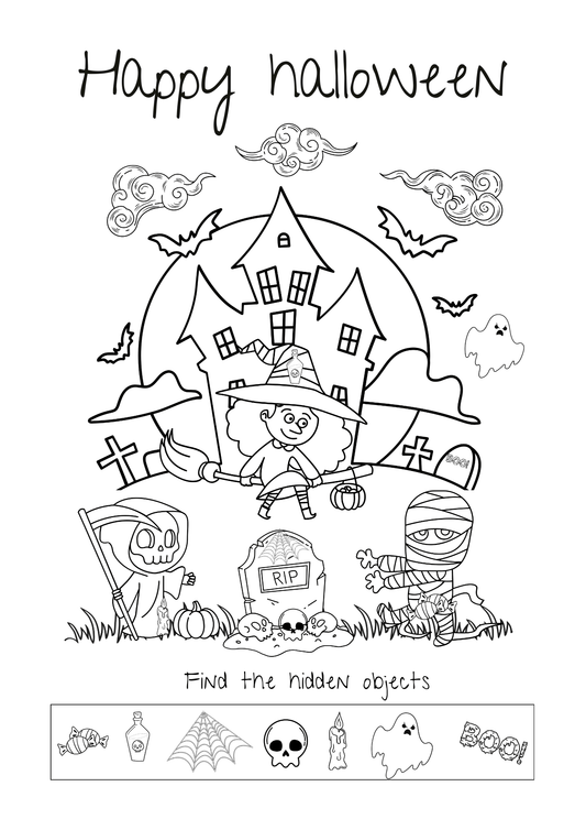 Halloween Activity Bundle for Kids – 86 Printable Worksheets (Ages 3–7)