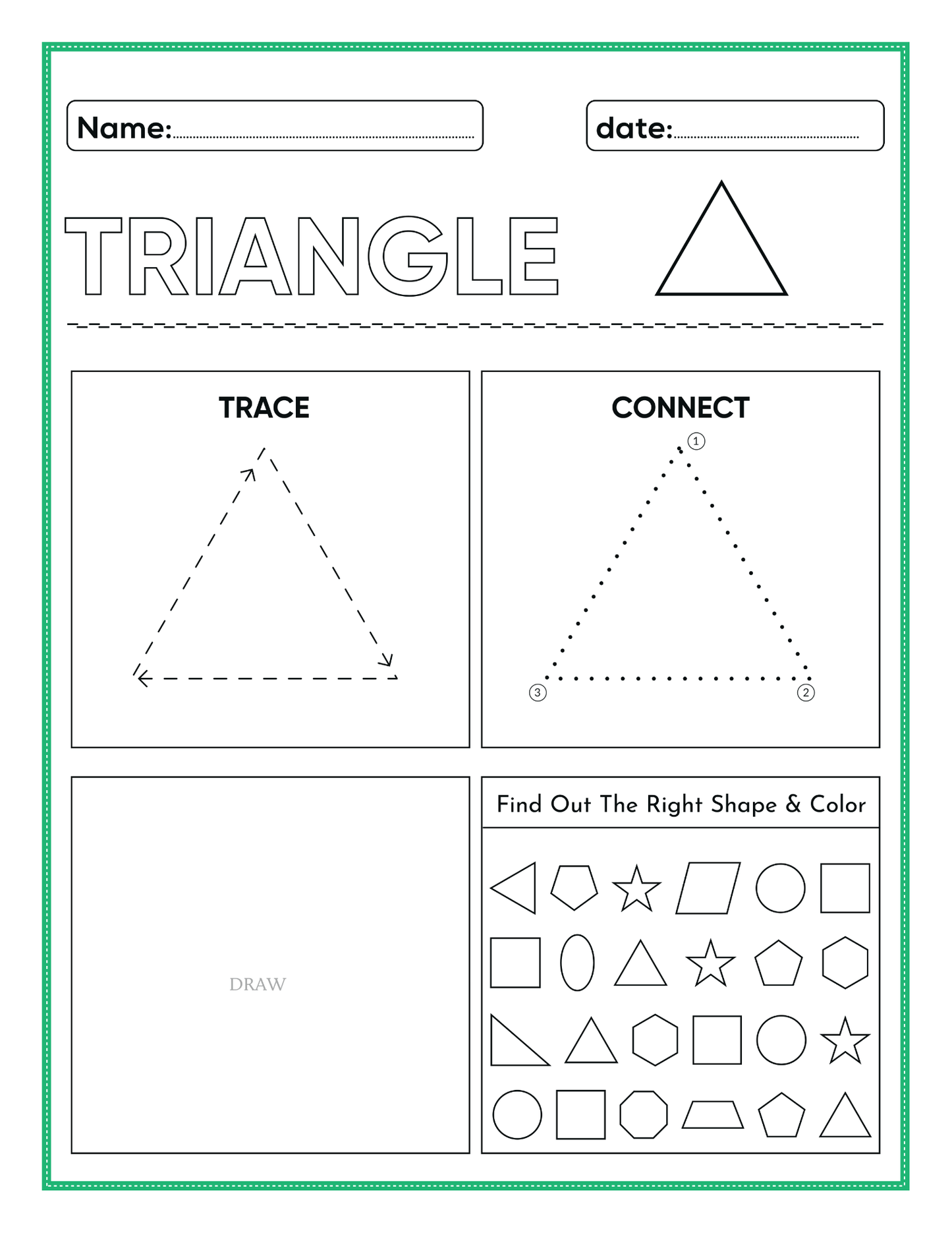 Shape Busy Book for Kids – 200+ Printable Shape Worksheets (Ages 2–5)