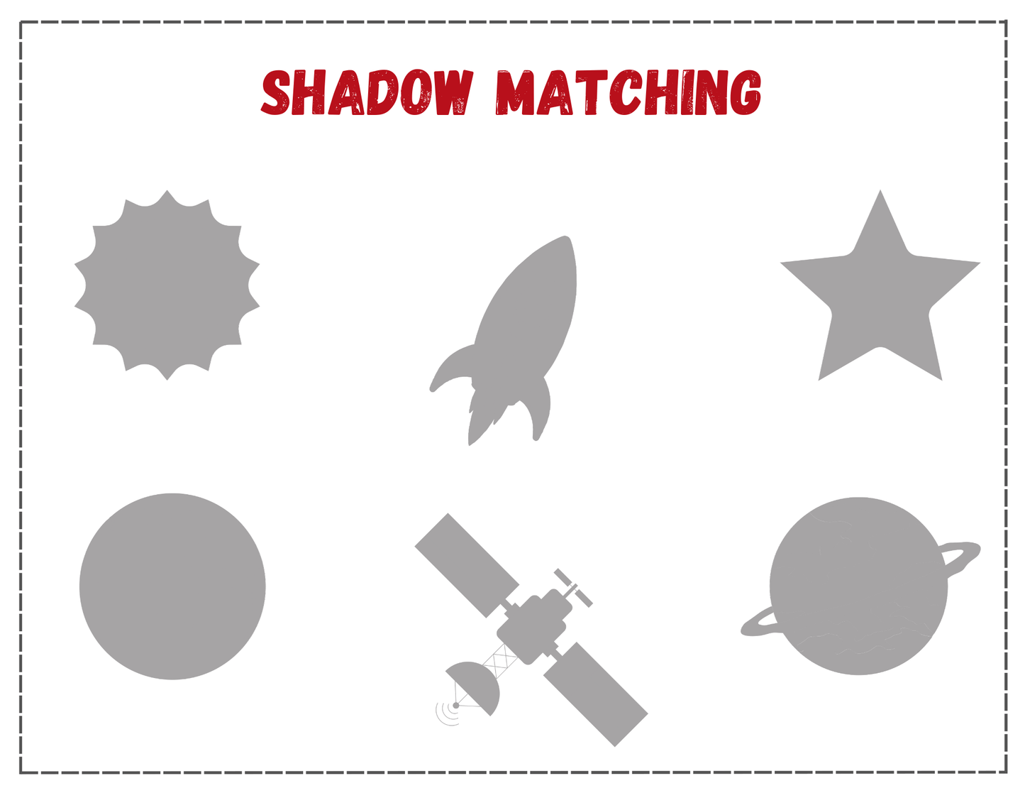 Matching Games Mega Bundle – 60+ Printable Worksheets for Toddlers & Preschoolers