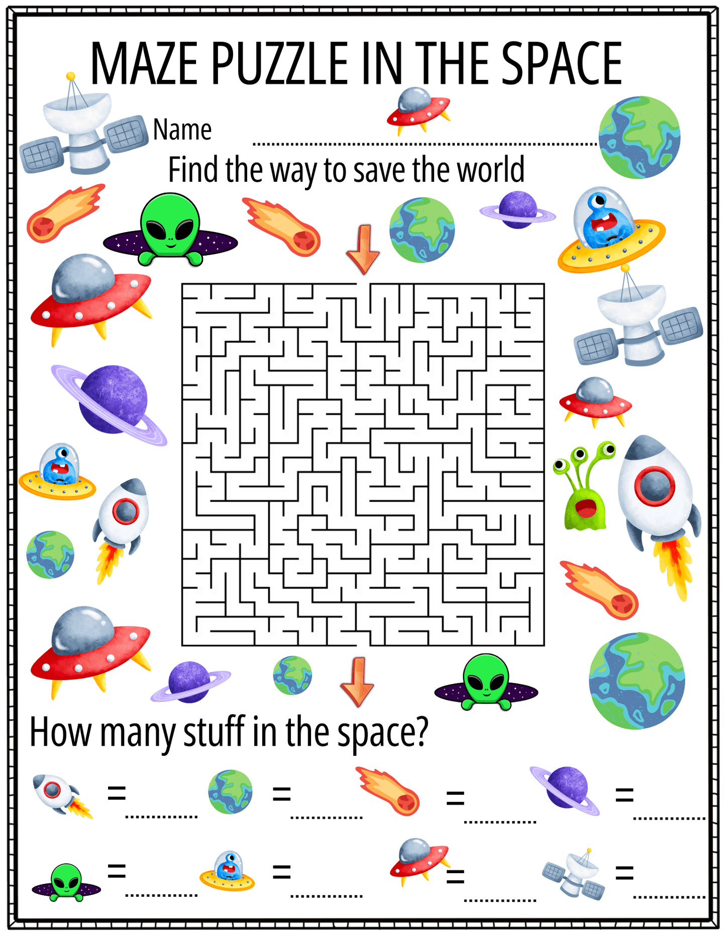 Maze Games Mega Bundle – 200+ Printable Maze Worksheets for Kids (Ages 3–7)