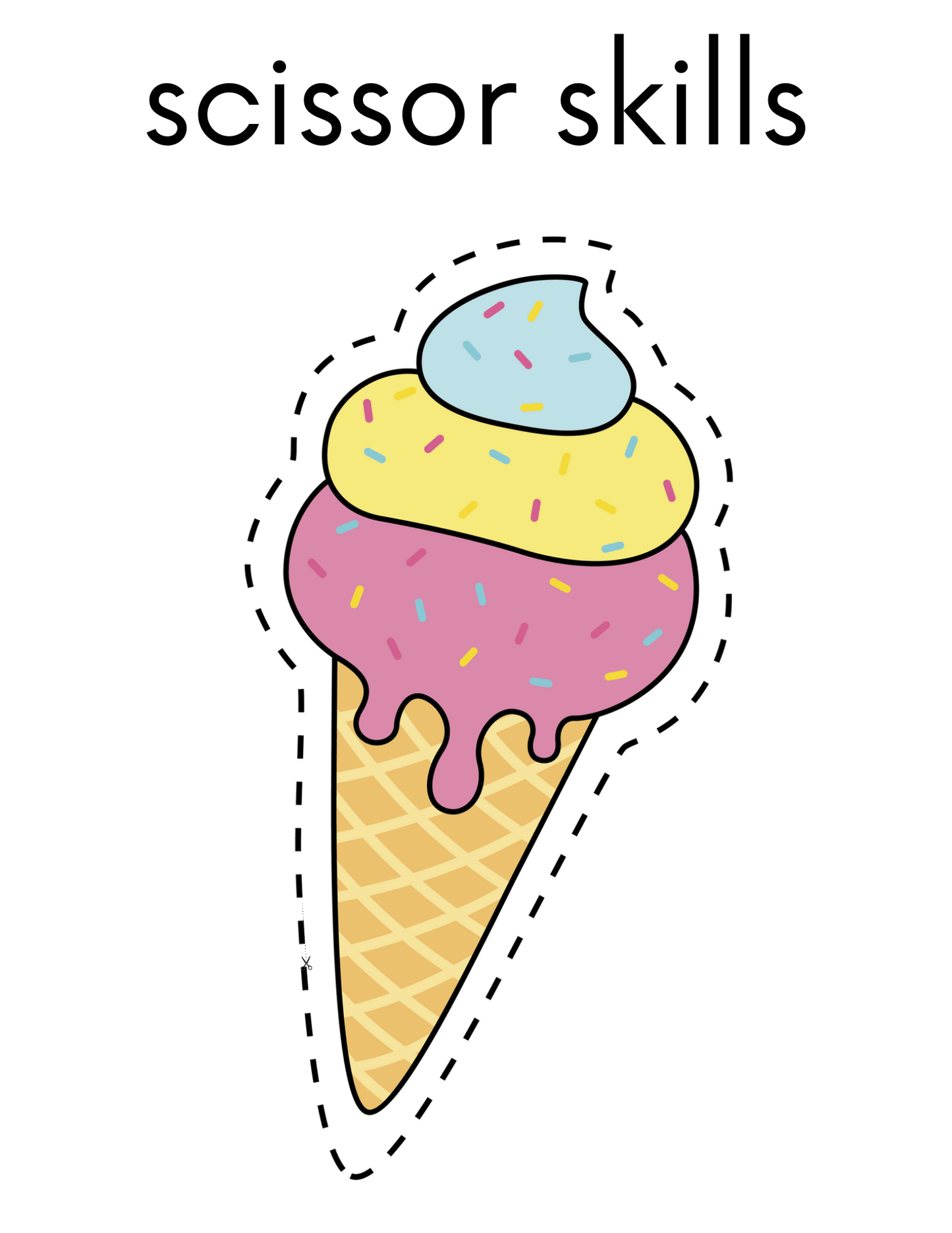 Cutting Practice & Scissor Skills Mega Bundle – 500+ Worksheets for Kids (Ages 3–6)