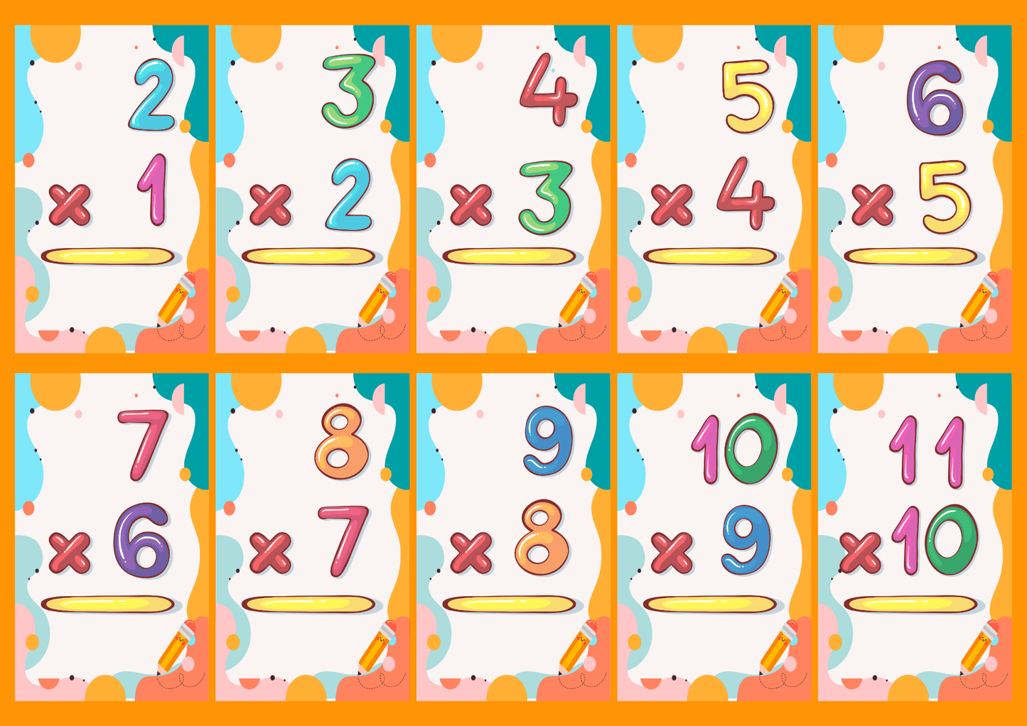 Flash Cards Mega Learning Bundle – 300+ Printable Flash Cards for Kids (Ages 2–7)