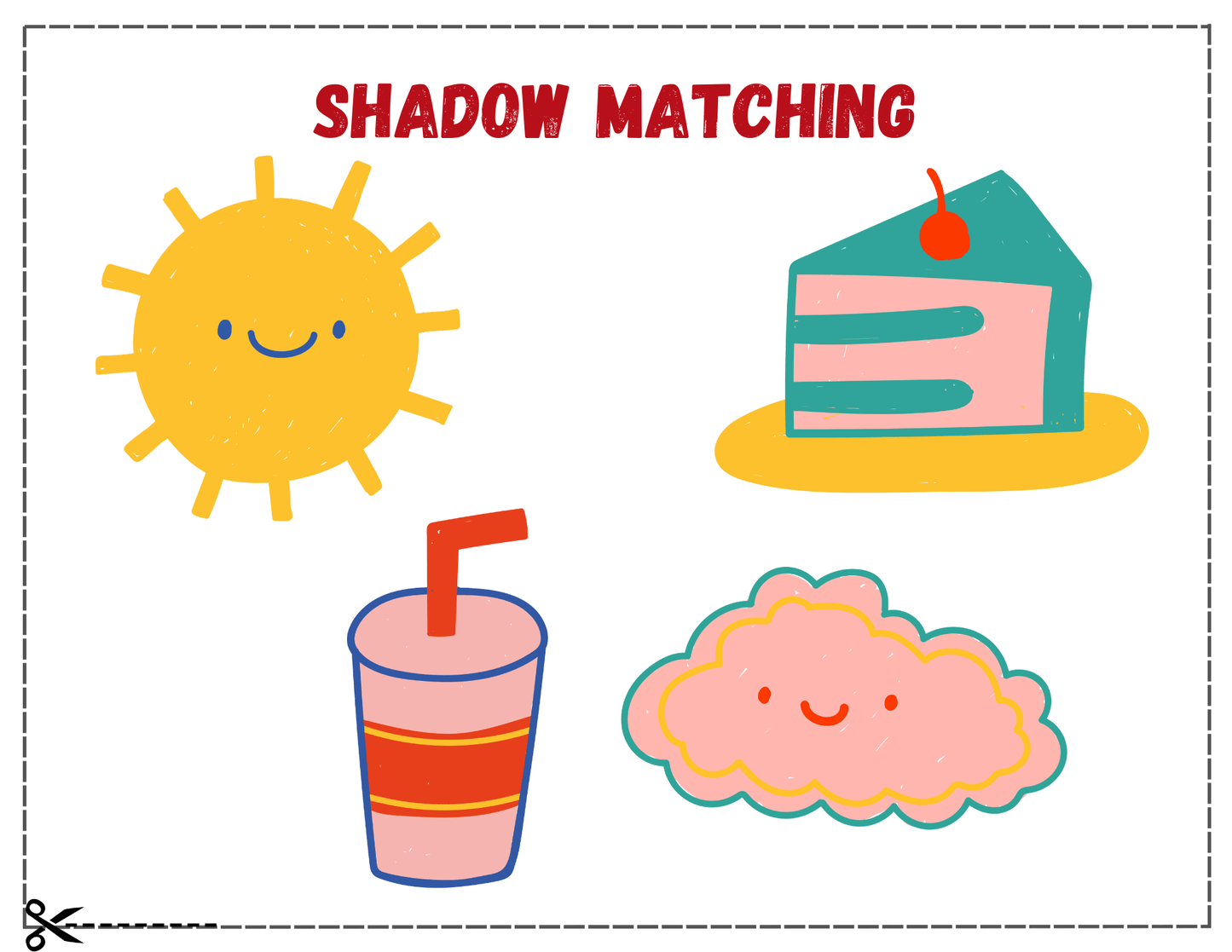 Matching Games Mega Bundle – 60+ Printable Worksheets for Toddlers & Preschoolers