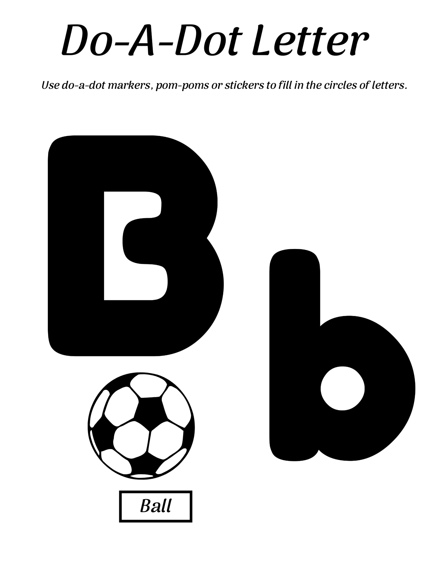 Do-A-Dot Mega Learning Bundle – 200+ Dot Marker Worksheets for Kids (Ages 2–5)