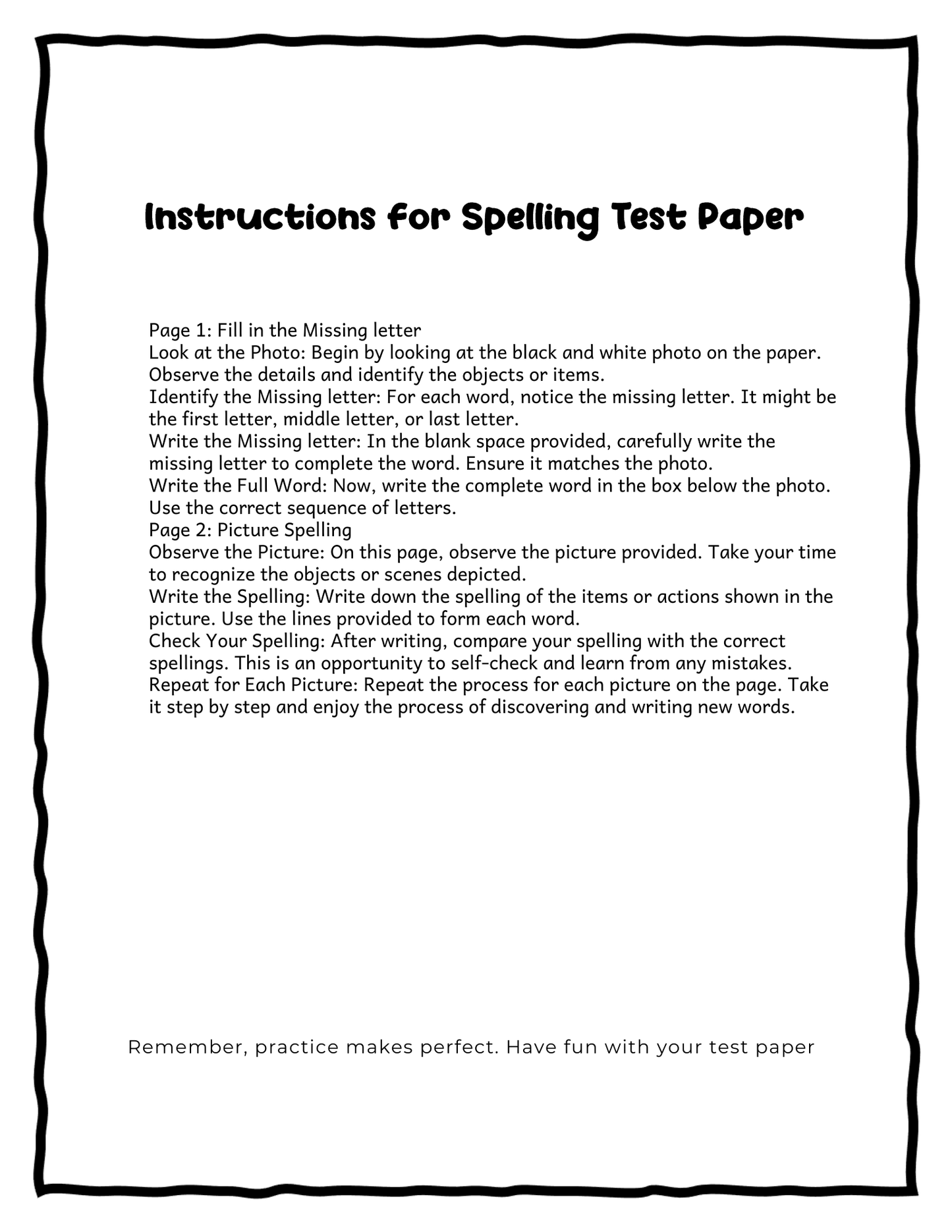Spelling Worksheets for Kids – 50+ Printable Pages (Ages 4–7)