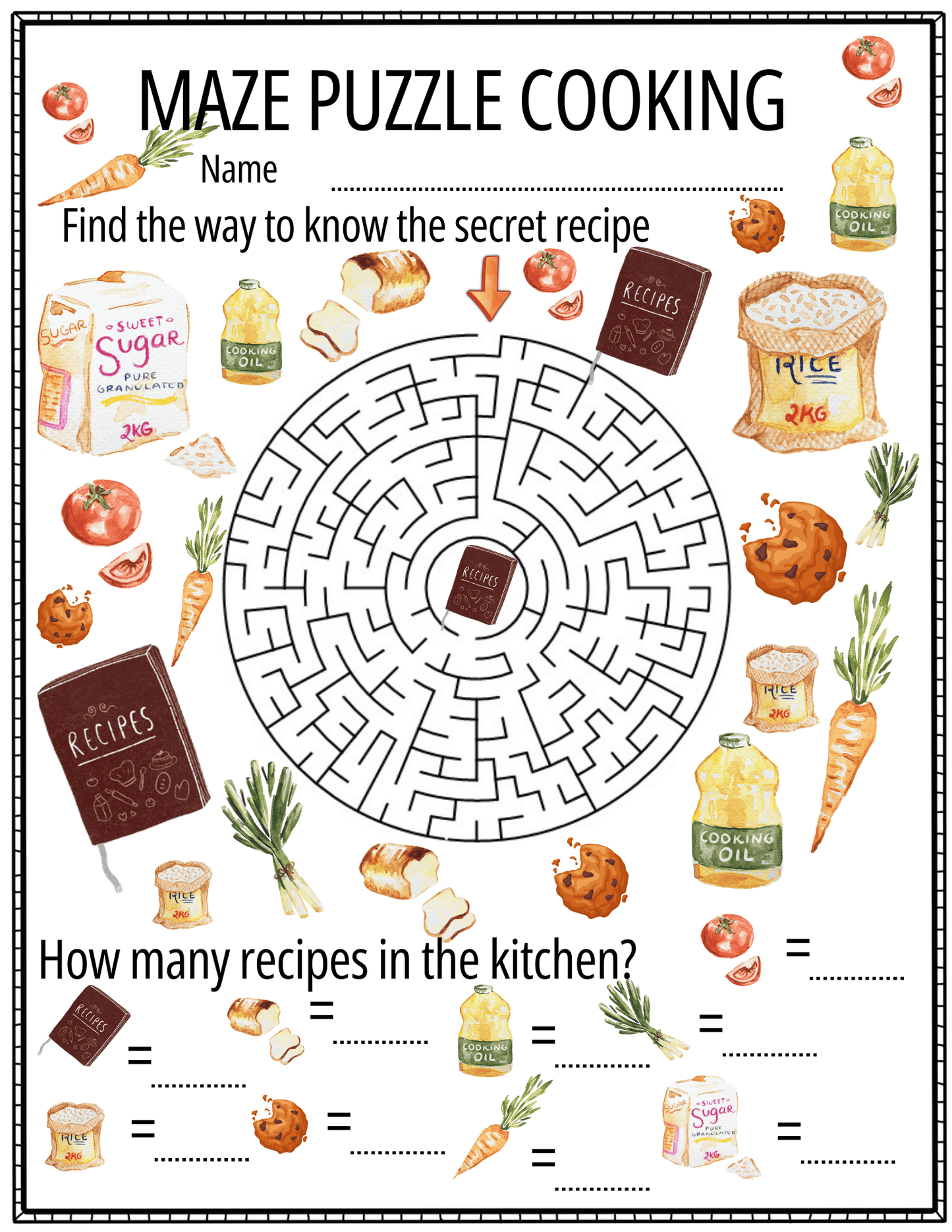 Maze Games Mega Bundle – 200+ Printable Maze Worksheets for Kids (Ages 3–7)