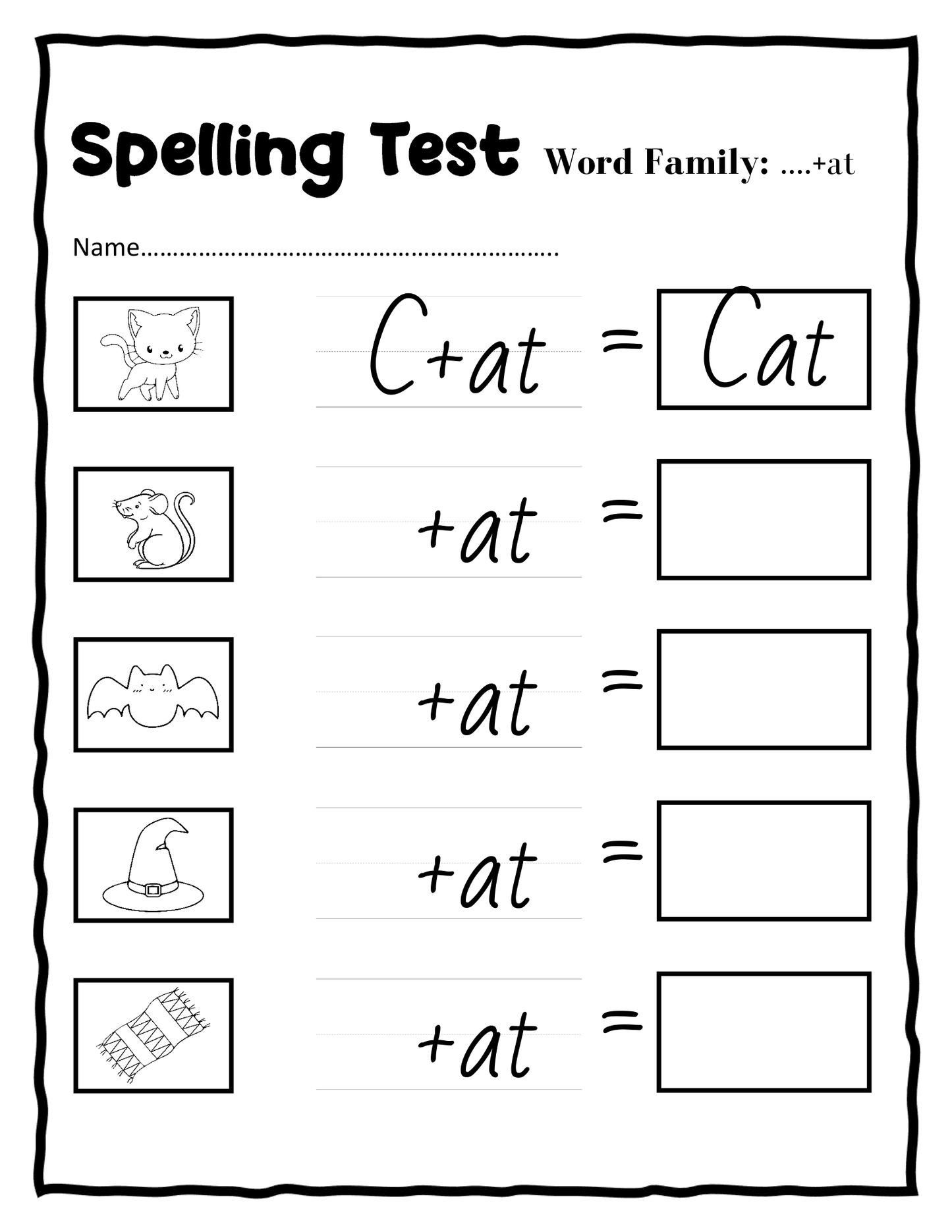 Spelling Worksheets for Kids – 50+ Printable Pages (Ages 4–7)