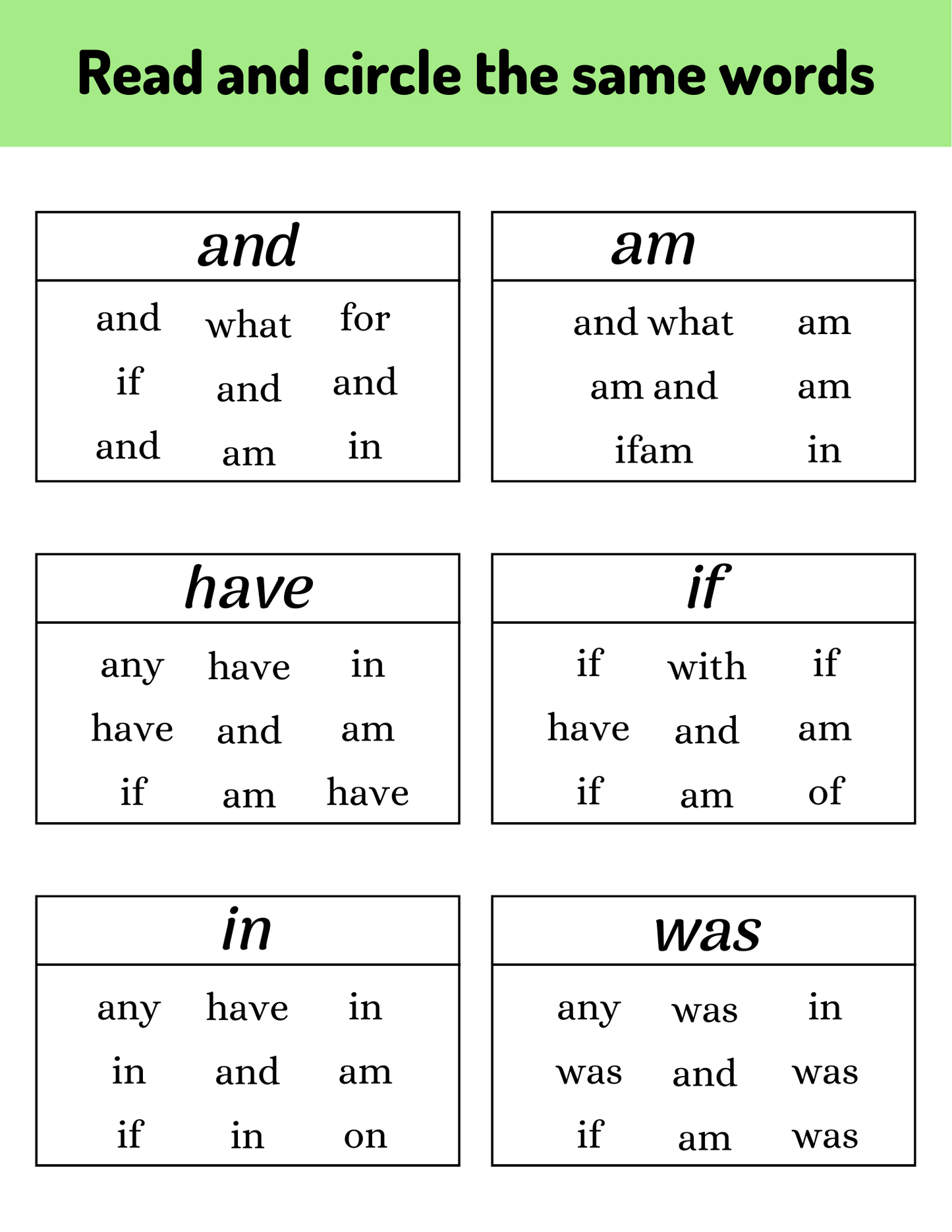 Sight Words Mega Bundle for Kids – 1000+ Printable Worksheets (Ages 3–7)