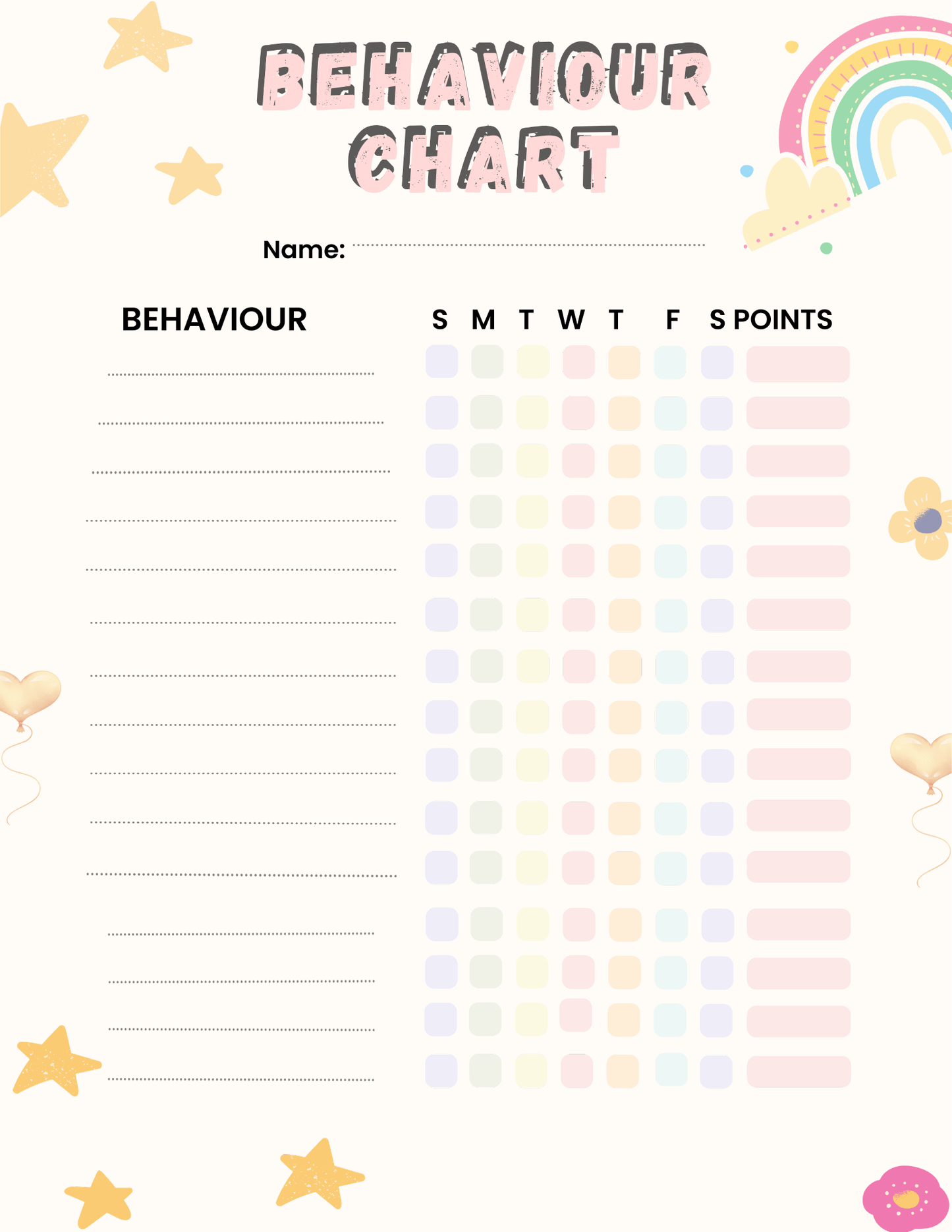 Kids Chore Chart Bundle – 38 Printable Routine & Responsibility Charts (Ages 3–10)