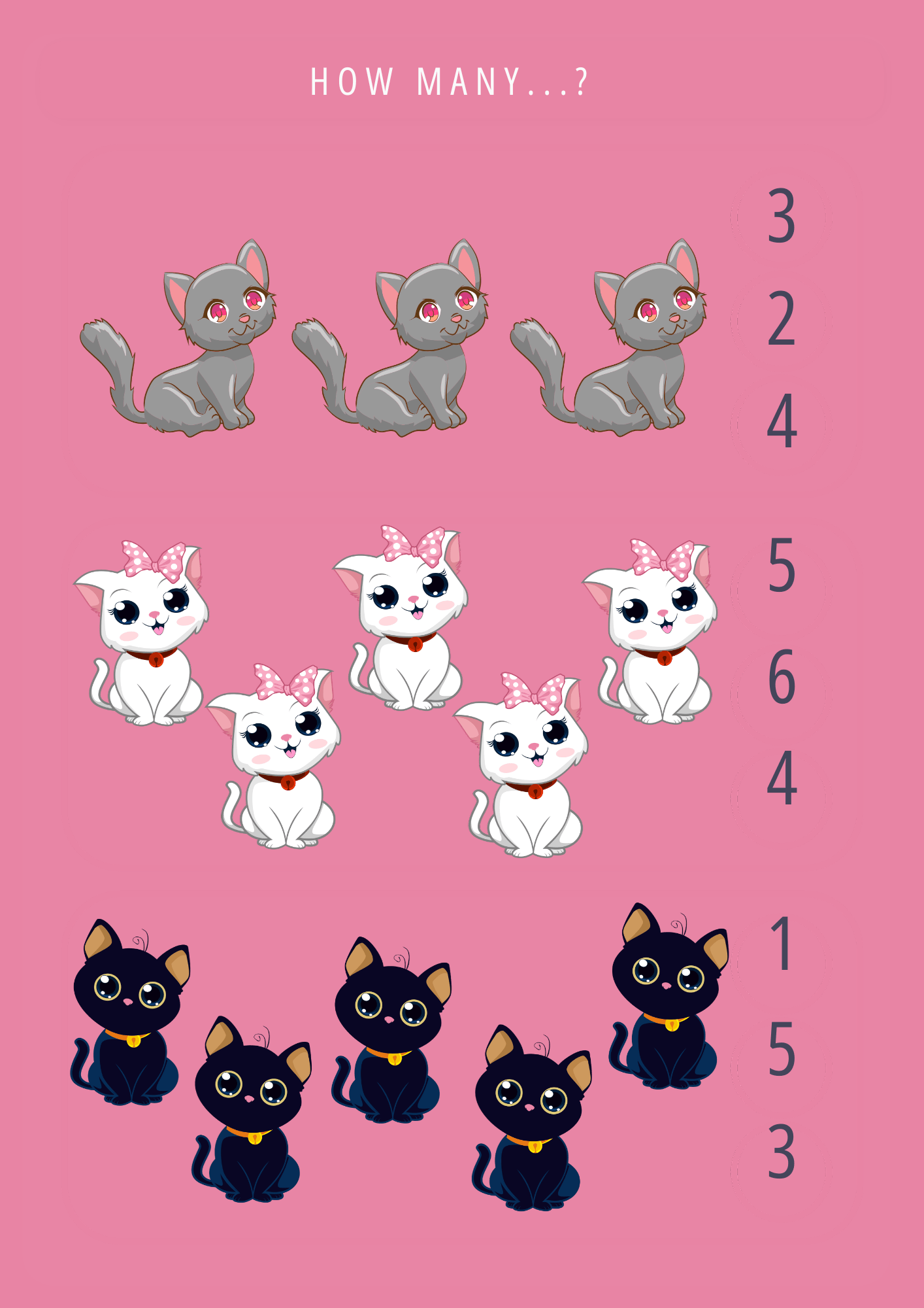 Numbers & Early Math Mega Learning Bundle – Counting, Tracing & Math Worksheets (Ages 3–7)