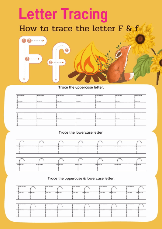 Alphabet Mega Learning Bundle – 500+ Worksheets for Preschool & Kindergarten (Ages 3–6)